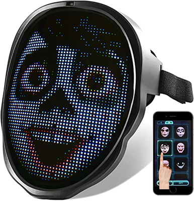 máscara protetora do diodo emissor de luz de 2000mAh Smart