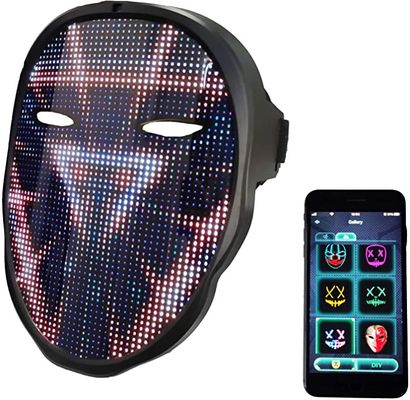 Bluetooth conduziu a luz editável da máscara protetora acima para o Natal de Dia das Bruxas