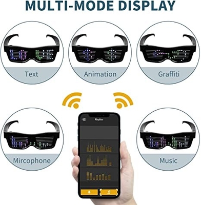 Ilumine acima vidros programáveis do diodo emissor de luz com controle do App de Bluetooth Smartphone