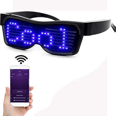 O App de Bluetooth conectou monóculos programáveis de Smart DIY dos vidros do diodo emissor de luz