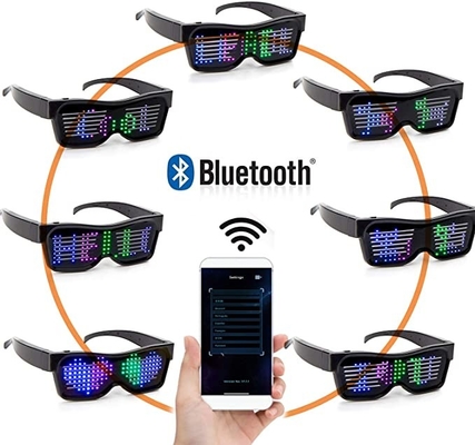 Animação programável DIY da mensagem do partido dos vidros do diodo emissor de luz de Bluetooth Appled