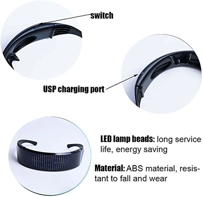 O APP controla multi línguas da bateria programável dos vidros 700mAh do diodo emissor de luz