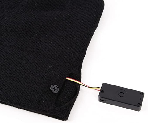 Chapéu da exposição de diodo emissor de luz que leve Beanie Cap Bluetooth APP programável