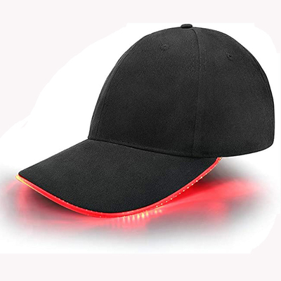 O diodo emissor de luz ilumina acima chapéus de basebol 3 modos de piscamento para o Natal do entusiasmo do partido