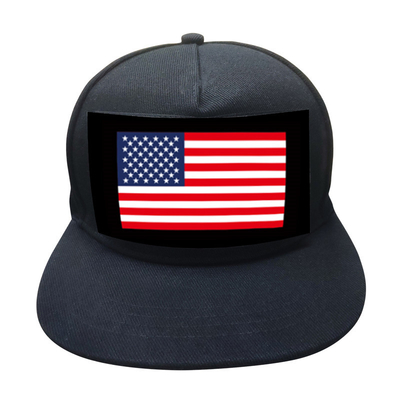 O som de piscamento do Snapback do DJ ativou bonés de beisebol com as luzes do diodo emissor de luz