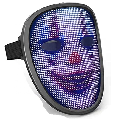 Máscara em mudança explosiva da cara completa do diodo emissor de luz de Tiktok para crianças USB recarregável