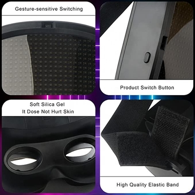 Controle feito sob encomenda da máscara DIY APP do diodo emissor de luz de Bluetooth das caras para o partido de Dia das Bruxas Cosplay