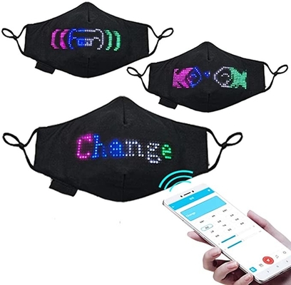 O App programável de Bluetooth da máscara protetora do diodo emissor de luz do festival do partido controlou USB recarregável